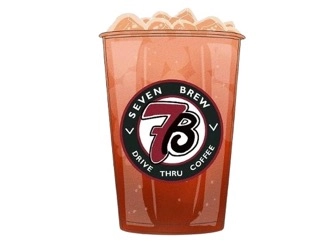 A Picture of 7 brew secret menu Orange Sherbert