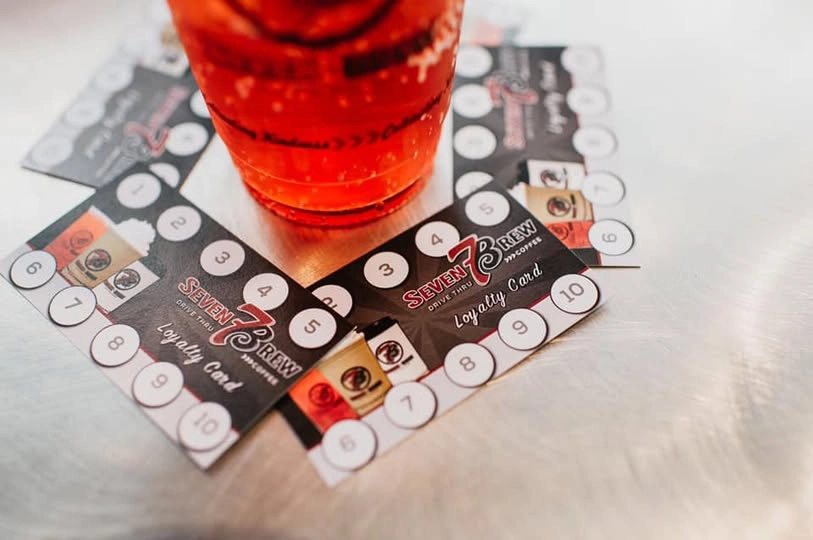 A Picture of 7 Brew Menu Rewards Program