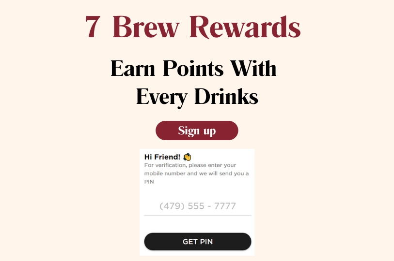 A Picture of 7 Brew Rewards Login