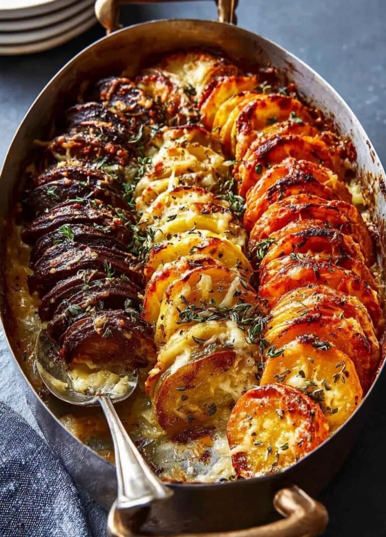 Cheesy Root Vegetable Gratin!