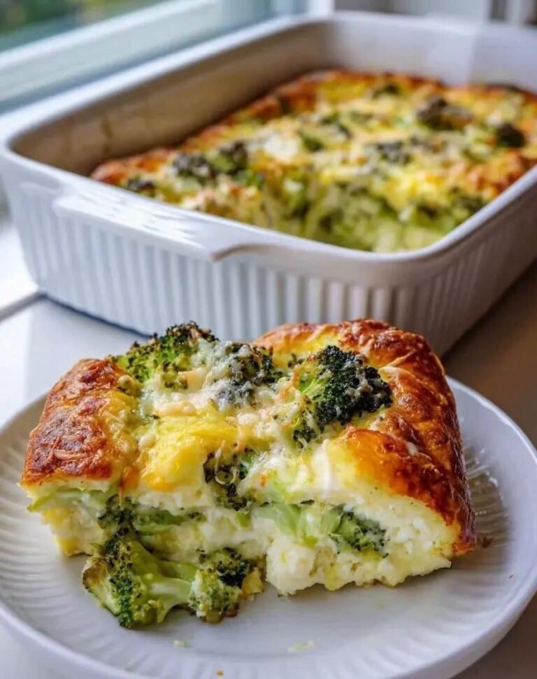 Broccoli and Cauliflower Cottage Cheese Bake!