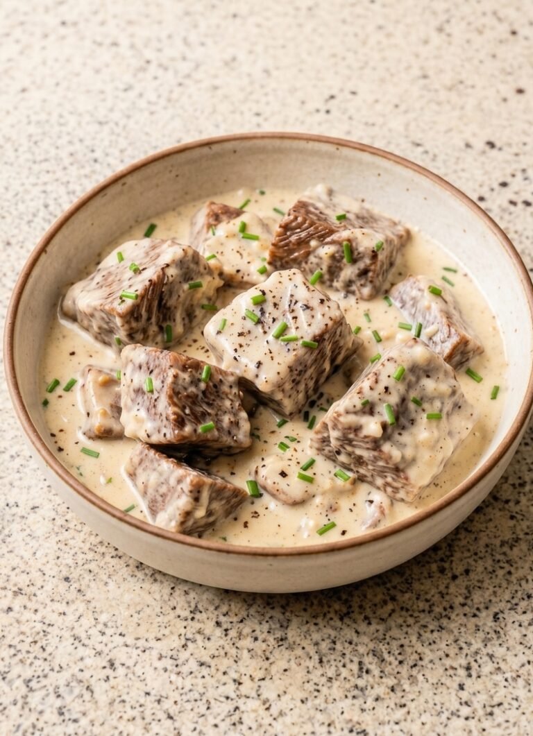 Low Carb Carnivore Horseradish Short Rib Beef Stroganoff Recipe!