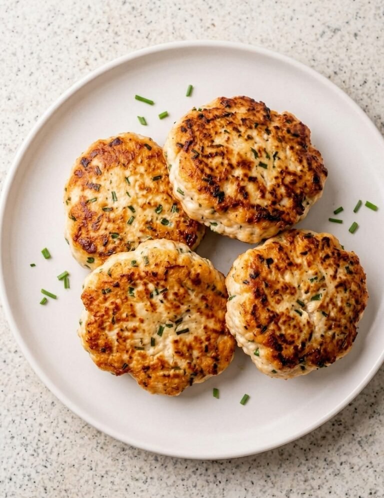 Juicy Carnivore Cream Cheese & Chive Chicken Patties Recipe!