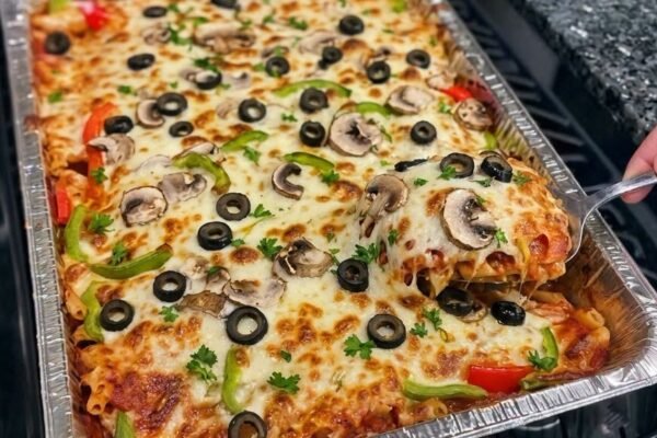 Weight Watchers High-Protein Crustless Pizza Bake!