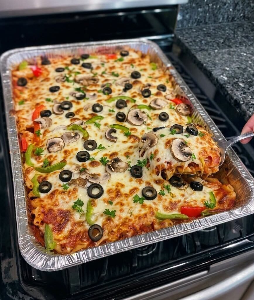 Weight Watchers High-Protein Crustless Pizza Bake!