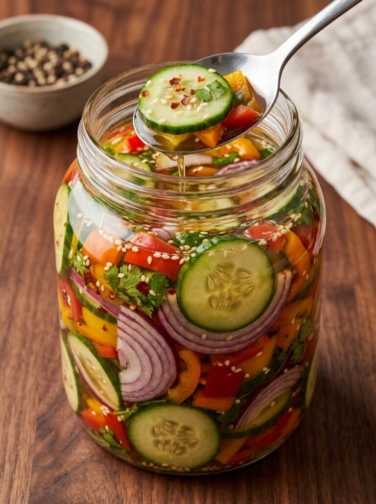 Spicy Cucumber, Tomato & Onion Salad!