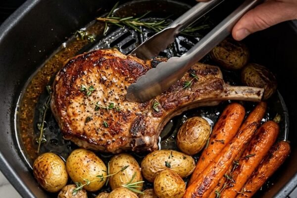 Fryer Steak, Baby Potatoes & Roasted Carrots!