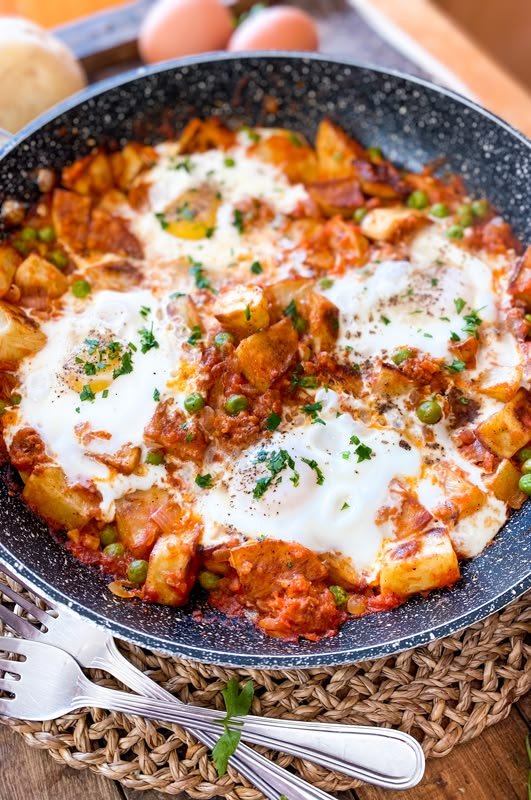Spanish Potato and Egg Skillet