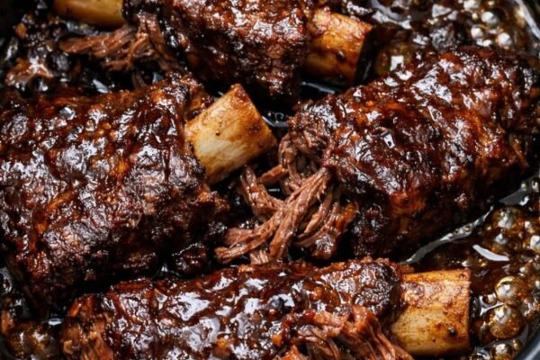 Slow Cooker BBQ Beef Short Ribs