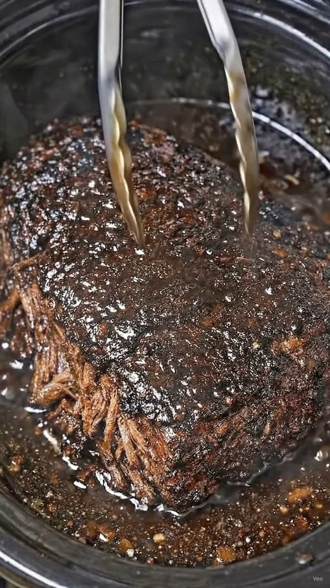 Slow Cooker BBQ Beef Chuck Roas