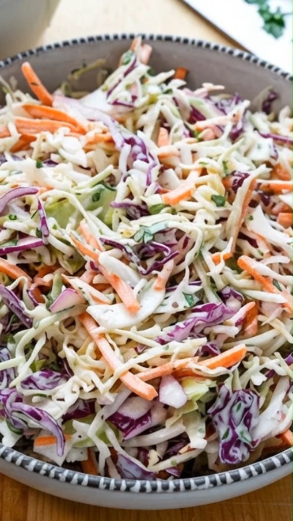 Ultimate Creamy Homestyle Coleslaw