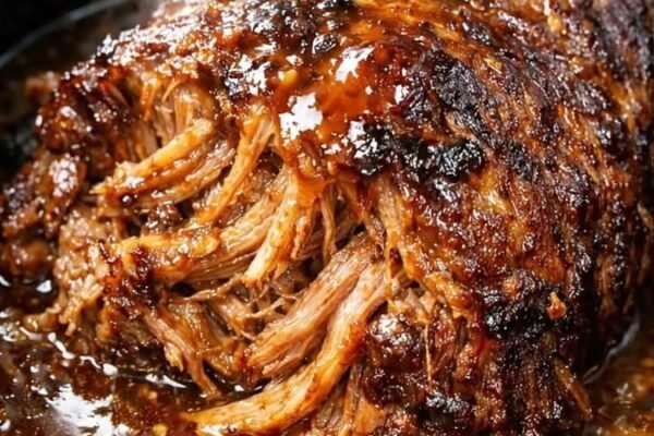 Slow Cooker BBQ Pulled Beef