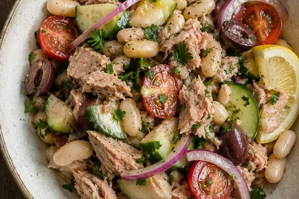Mediterranean Tuna and White Bean Salad