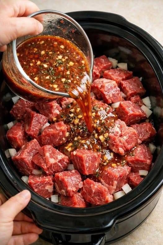 3-Ingredient Slow Cooker Beef