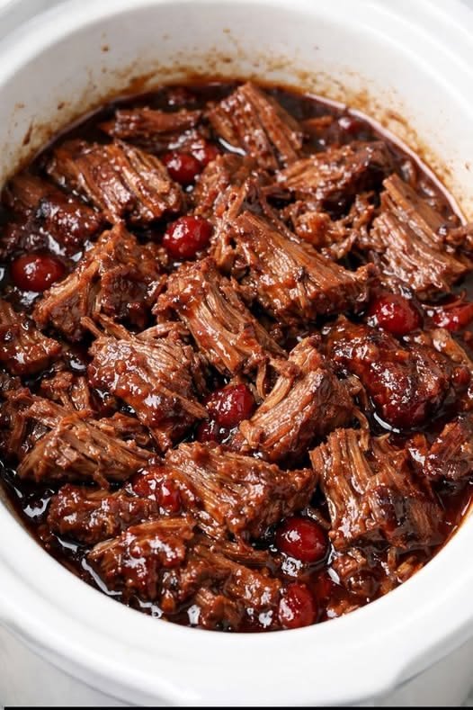 Slow Cooker Cranberry Beef