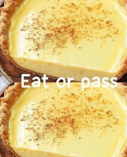 The Old Fashioned Custard Pie