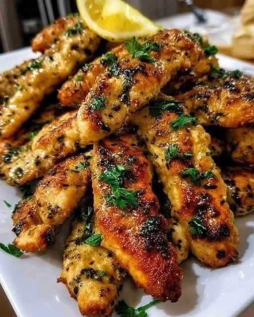 Garlic Butter Lemon Chicken Tenders