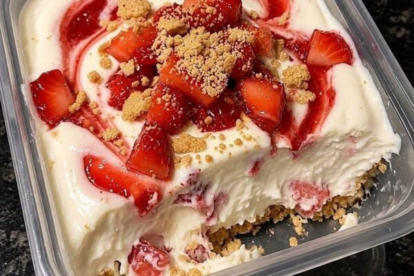 Gourmet Strawberry Cheesecake Bowl