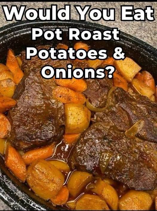 Classic Pot Roast with Potatoes & Onions!