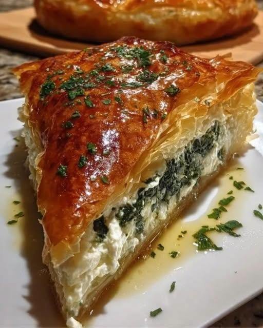 Crispy Spinach & Feta Phyllo Pie!