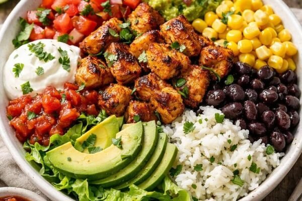 Steak Avocado Corn Bowl Recipe