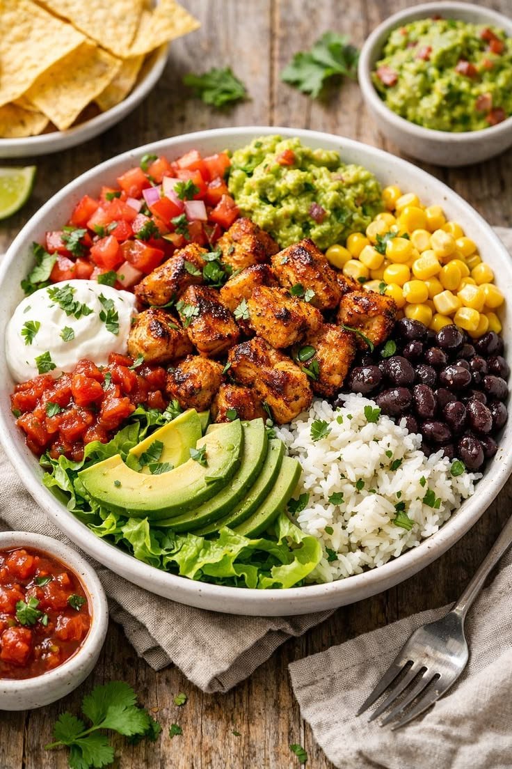 Steak Avocado Corn Bowl Recipe