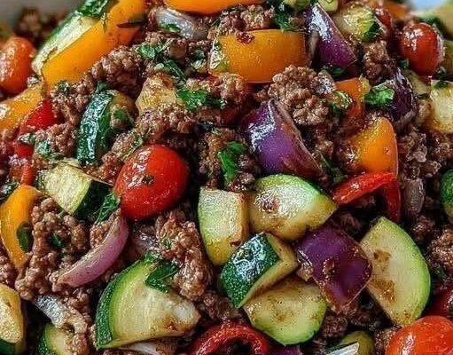 Ground Beef Stir Fry!