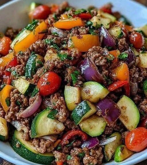 Ground Beef Stir Fry!