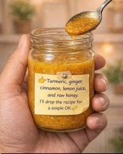 Turmeric, Ginger, Cinnamon, Lemon Juice & Raw Honey Mix