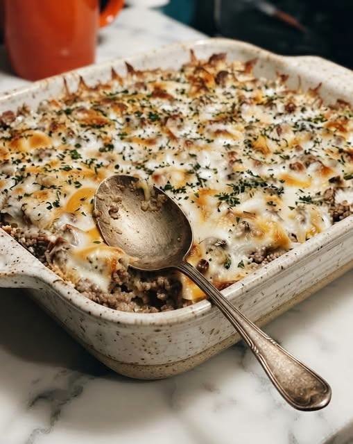 Low Carb Ground Beef Casserole!