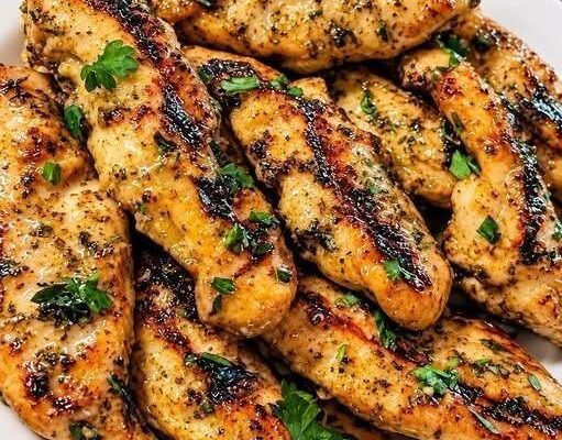 Greek-Style Grilled Chicken Tenders!