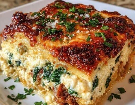 Butternut Squash and Spinach Lasagna!
