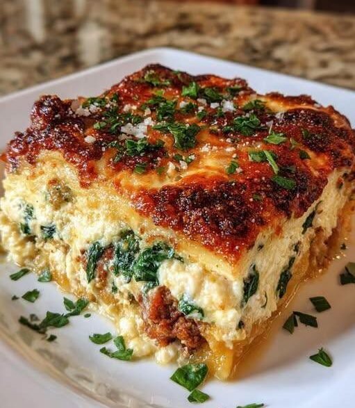 Butternut Squash and Spinach Lasagna!