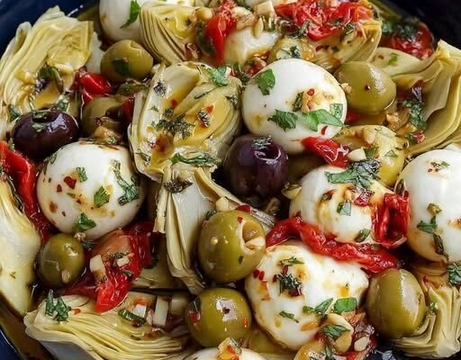 Mediterranean Mozzarella & Artichoke Salad