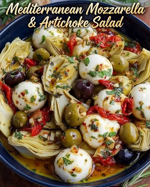 Mediterranean Mozzarella & Artichoke Salad