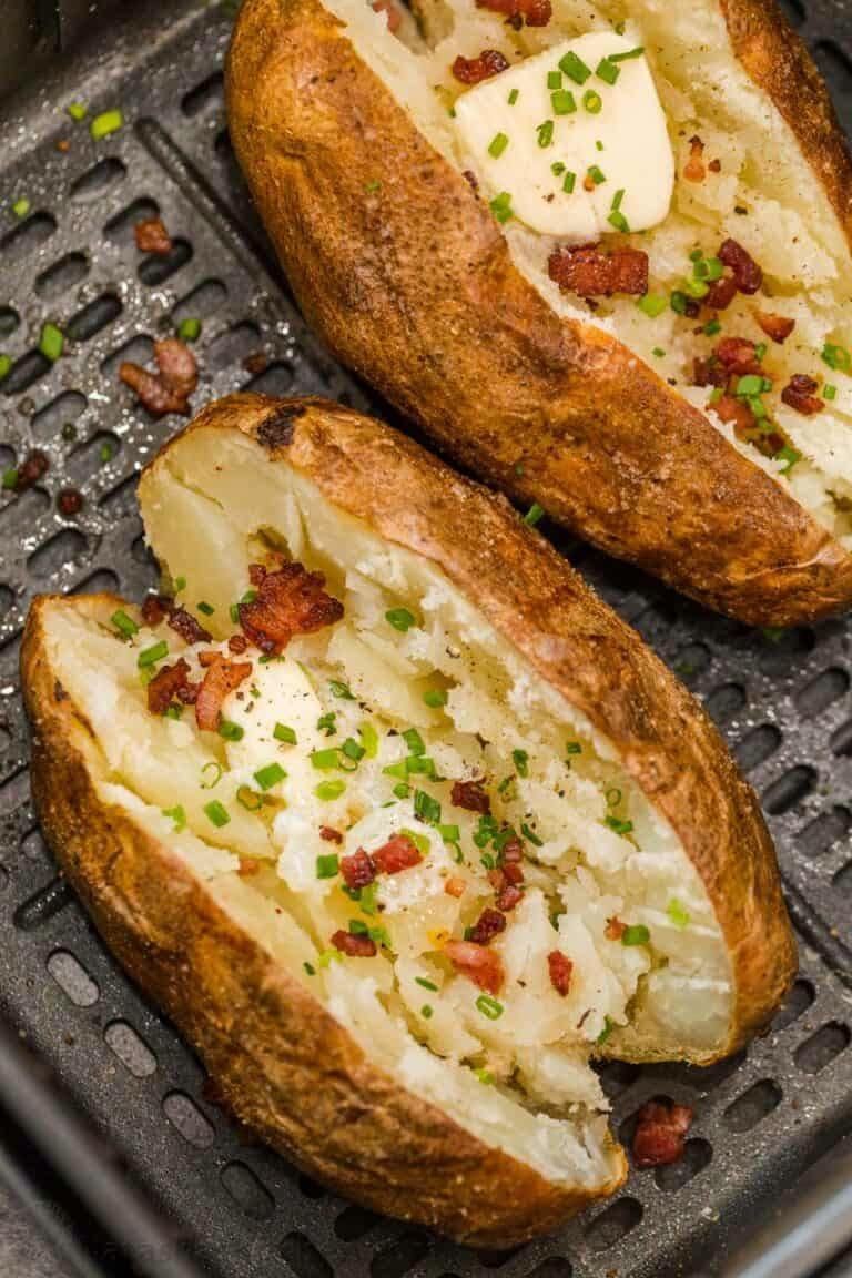 Air Fryer Baked Potatoes!