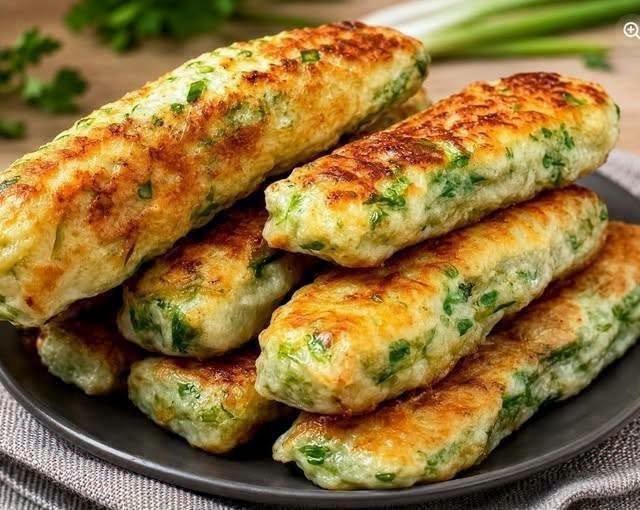 Cheesy Zucchini Fritters!