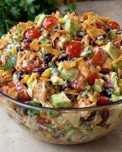 Tex-Mex Chopped Chicken Salad!