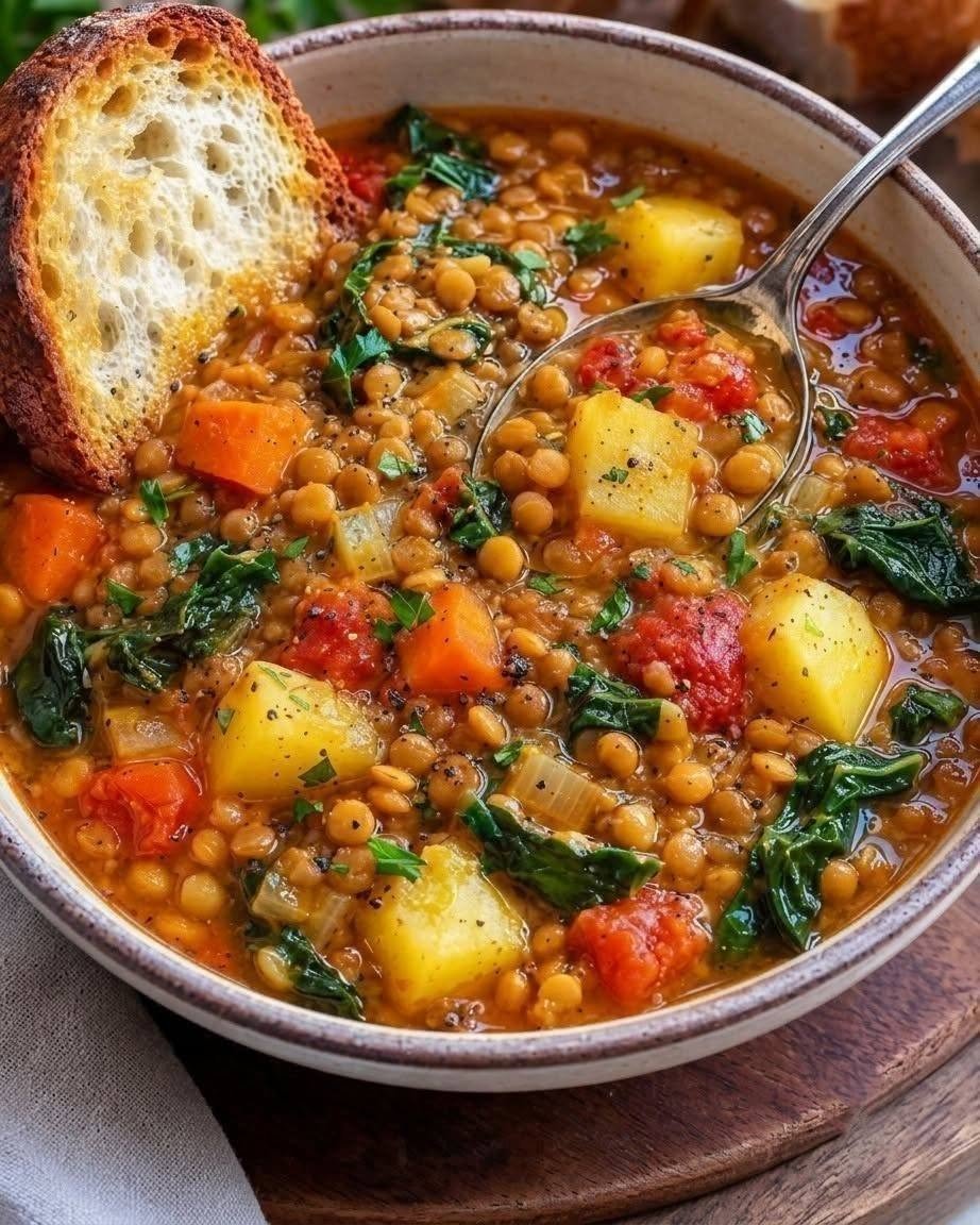 Hearty Lentil and Vegetable Soup Recipe
