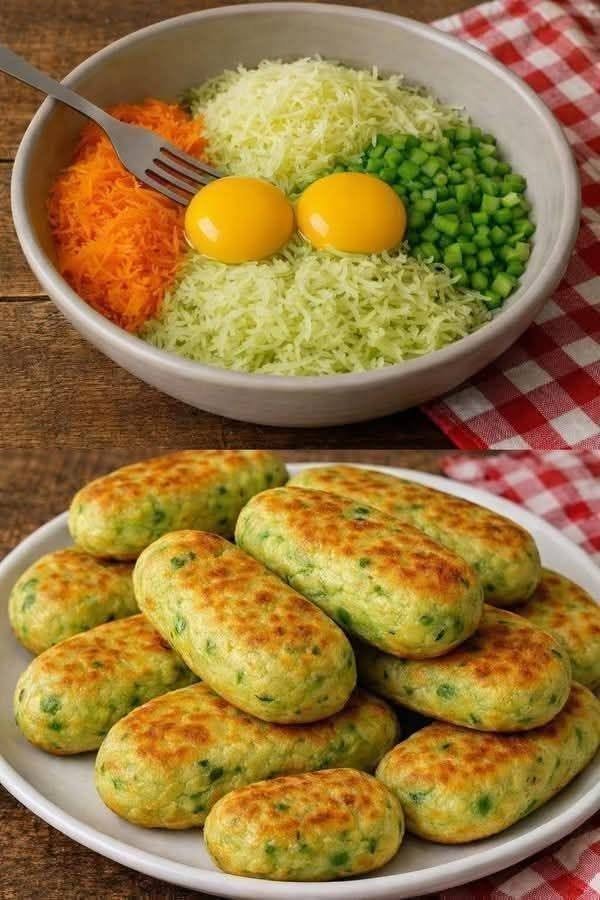 Easy Vegetable Potato Patties Recipe