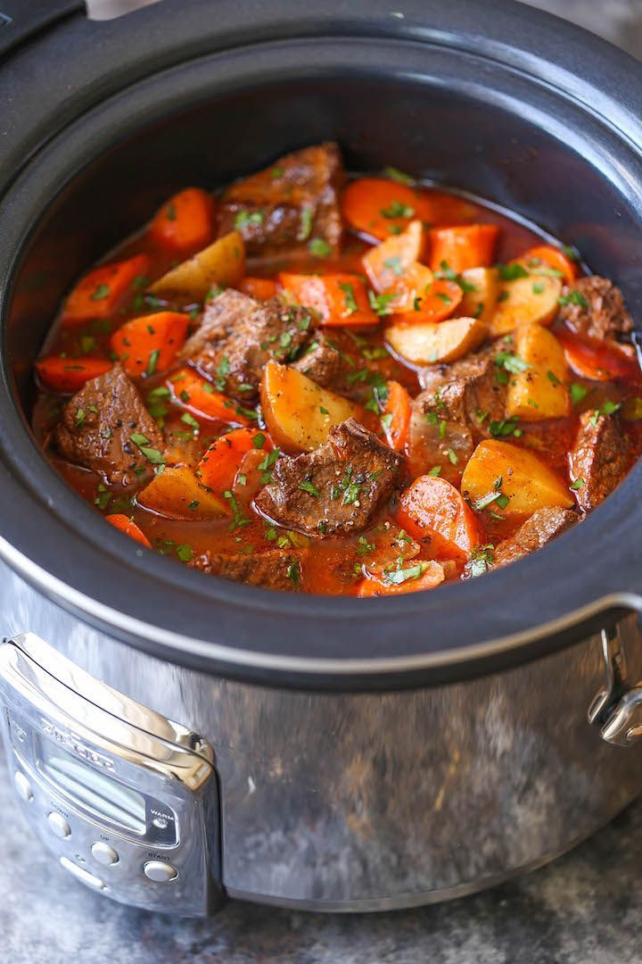 Easy Slow Cooker Beef Stew Recipe