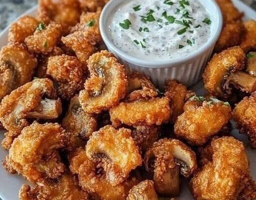 Crispy Fried Mushrooms Recipe