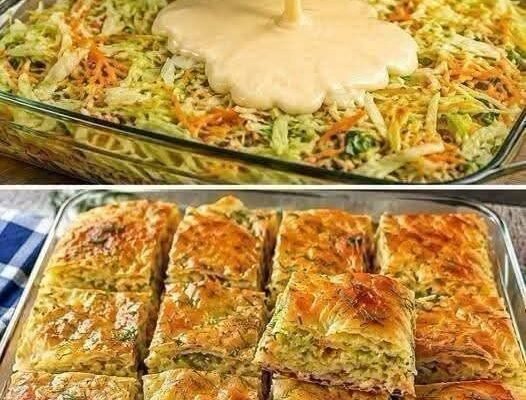 Cheesy Vegetable Puff Pastry Bake