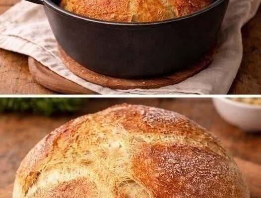 Easy Dutch Oven Crusty Bread Recipe