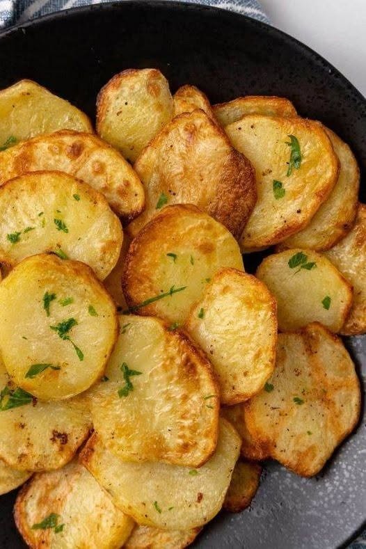 Crispy Pan-Fried Potatoes Recipe