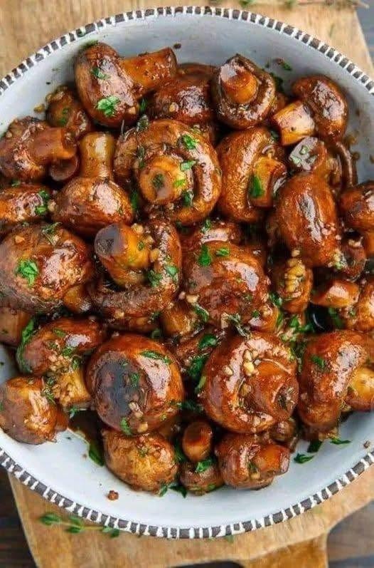 Garlic Butter Mushrooms Recipe