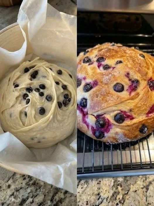 Blueberry Chocolate Chip Artisan Bread Recipe