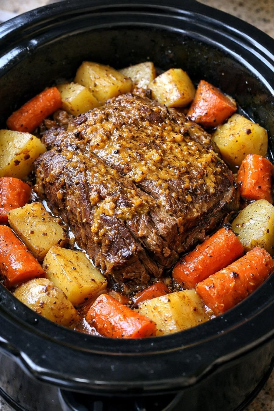 Slow Cooker Pot Roast with Potatoe