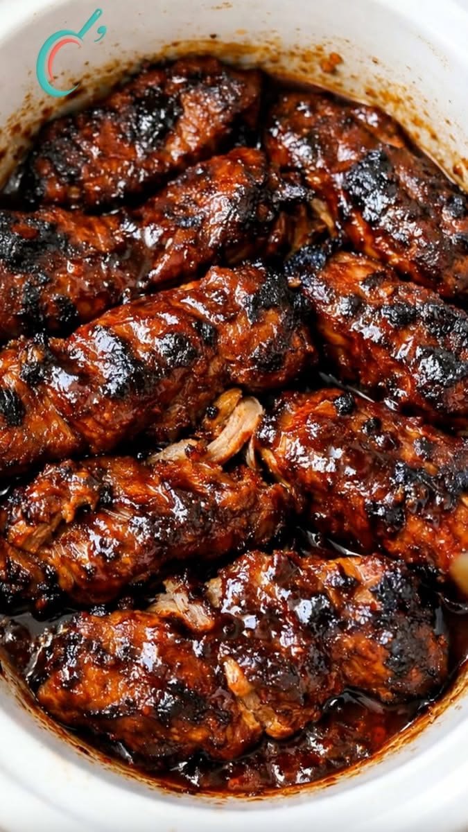 Slow Cooker Sticky BBQ Chicken Drumsticks Recipe