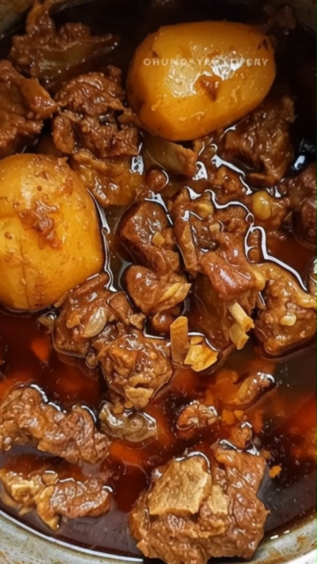 Authentic Homestyle Beef and Potato Stew